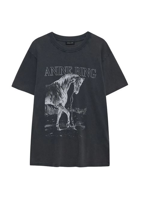 lili tee woman balck ANINE BING | A-08-11713WBL1